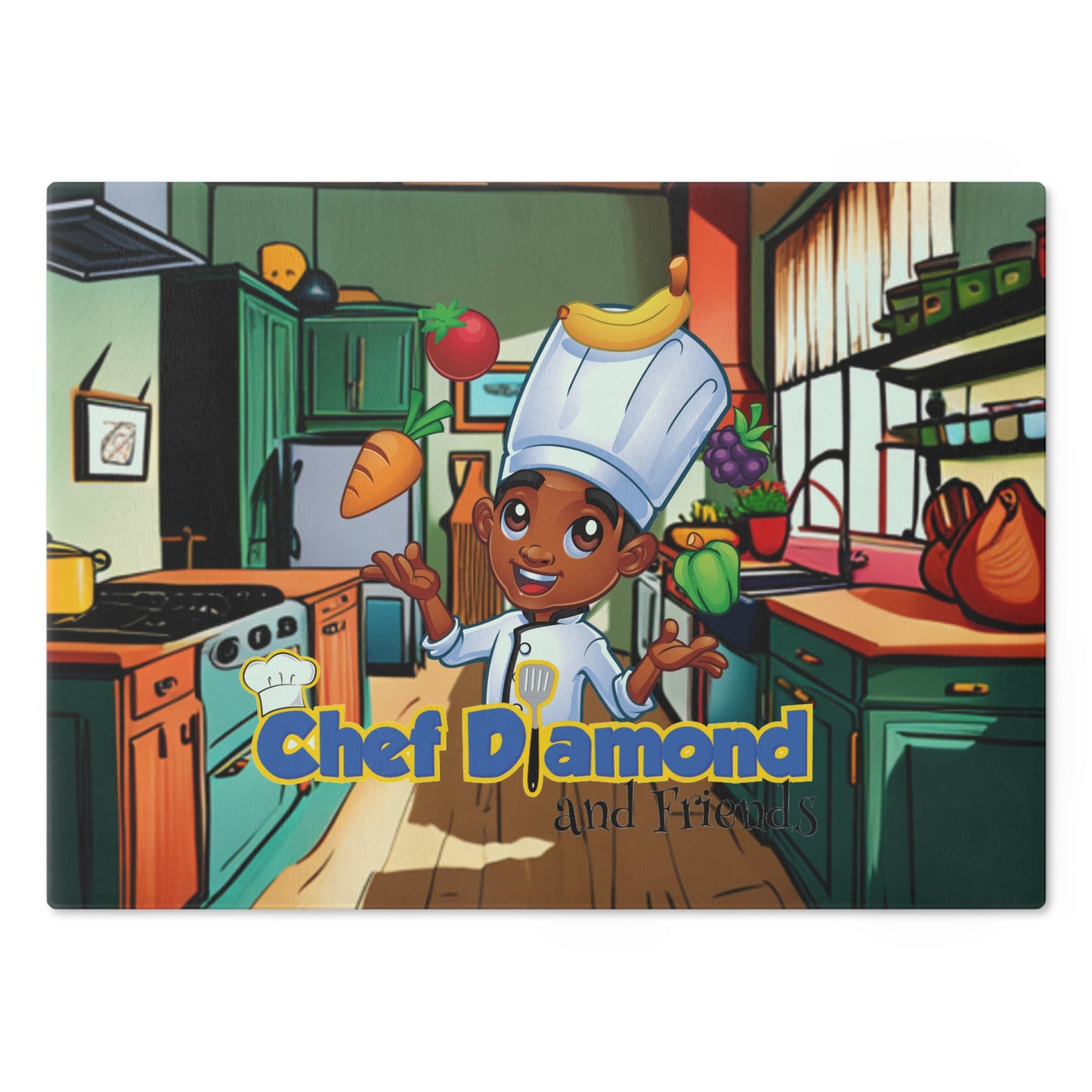 Chief Diamond and Friends Brand Cutting Board