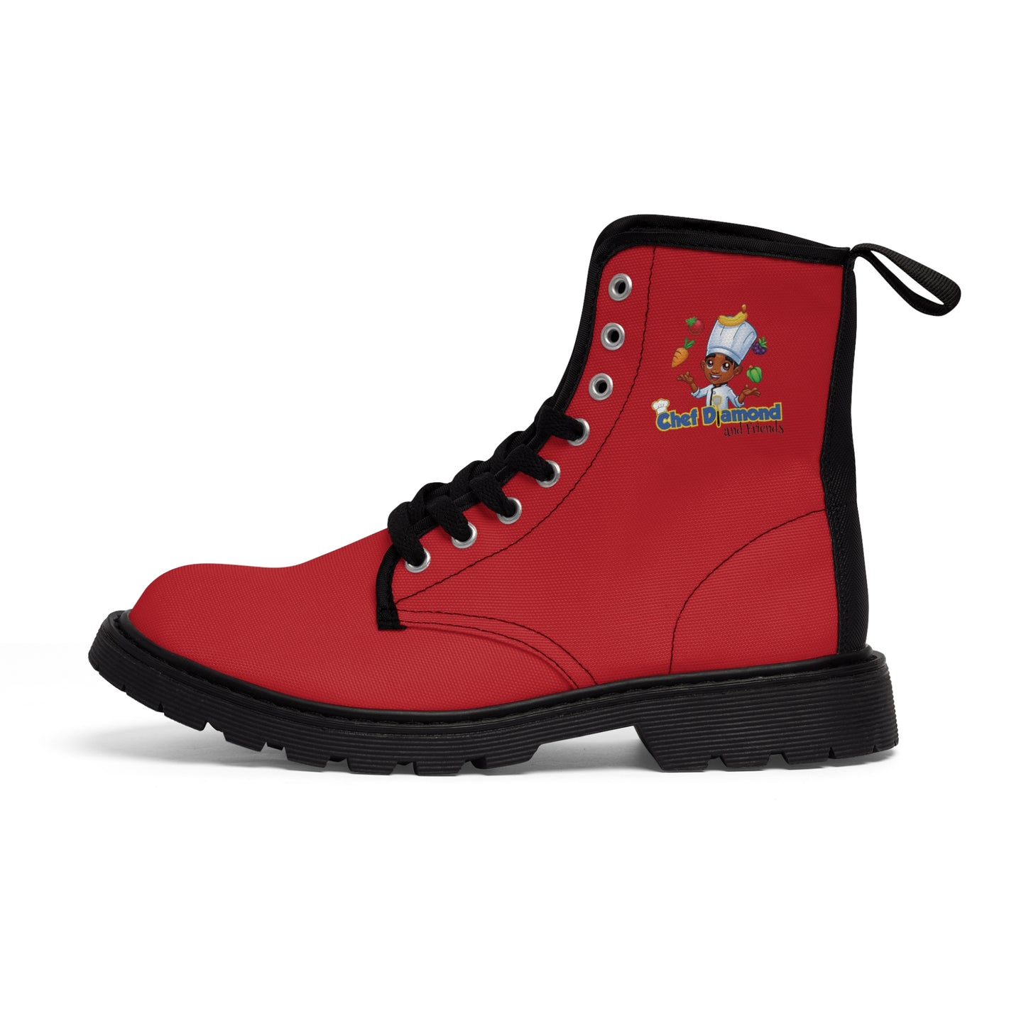 Chef Diamond Men's Canvas Boots