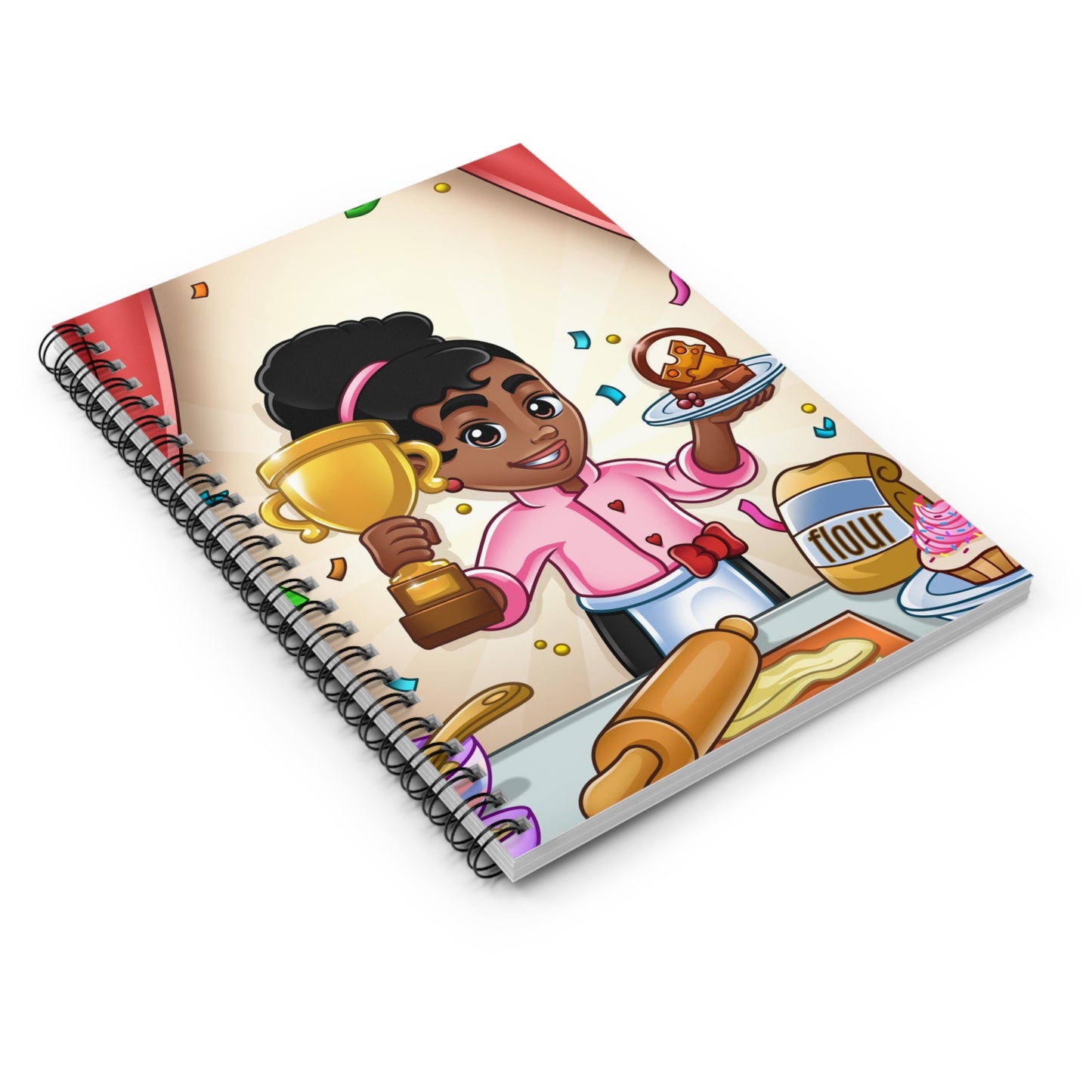 Chef Mya Spiral Notebook - Ruled Line