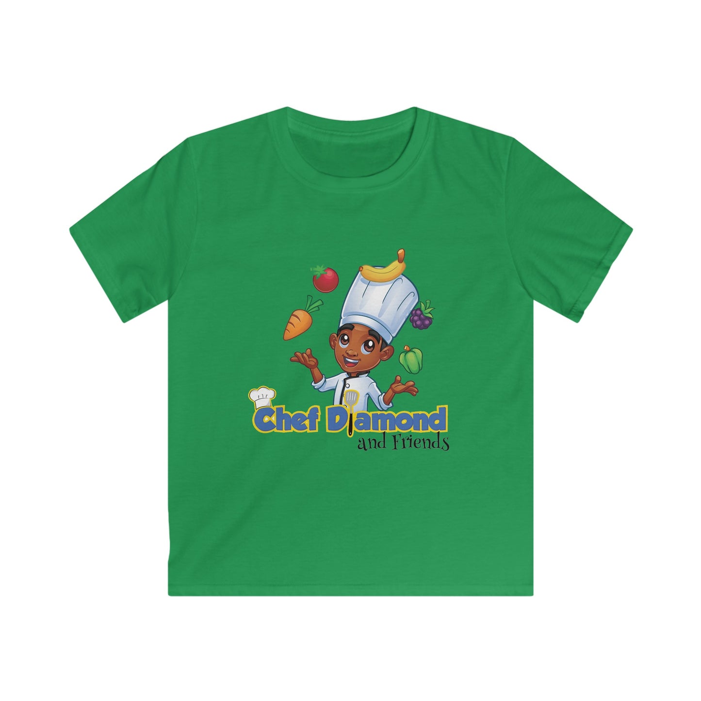 Kids Softstyle Chef Diamond and Friends Tee