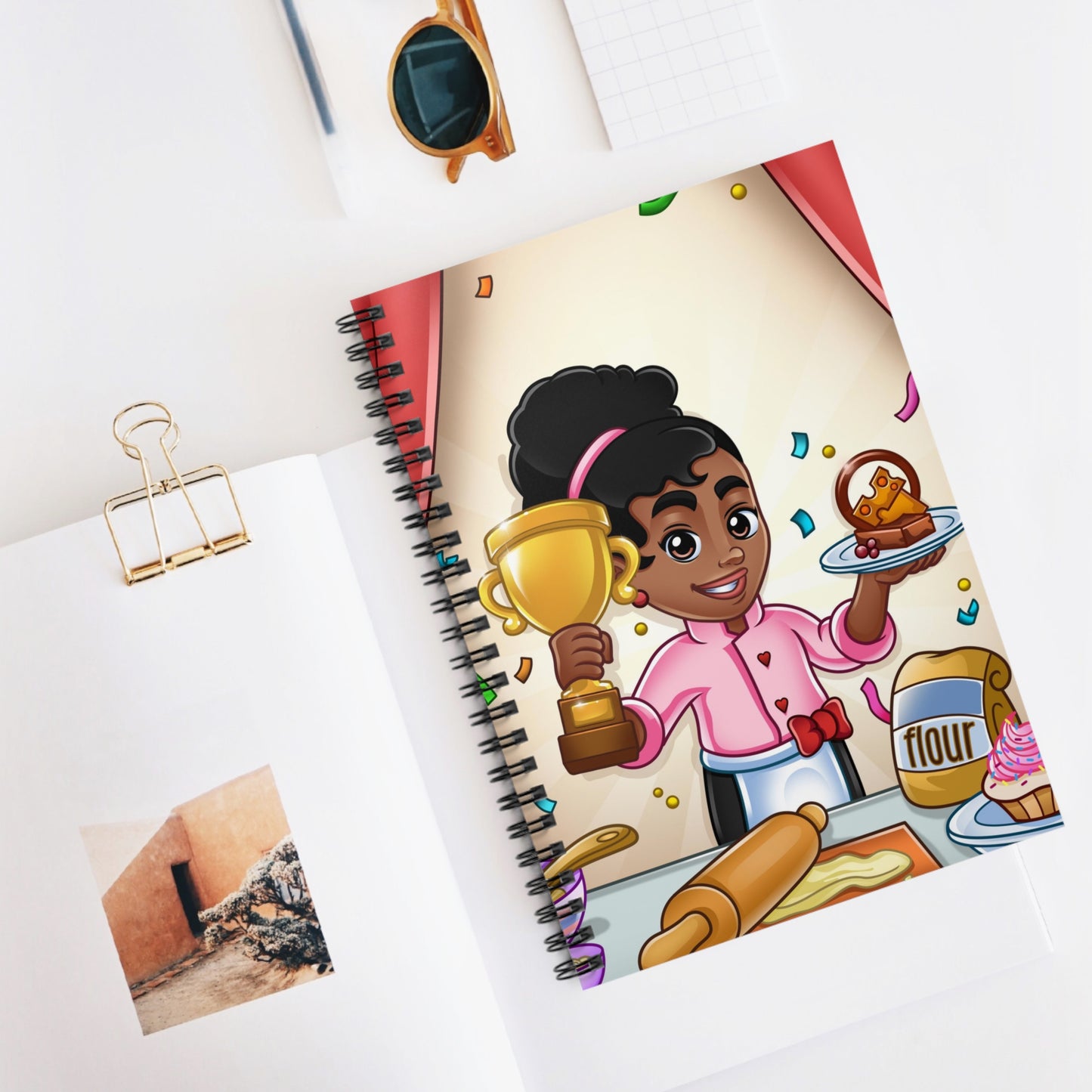 Chef Mya Spiral Notebook - Ruled Line