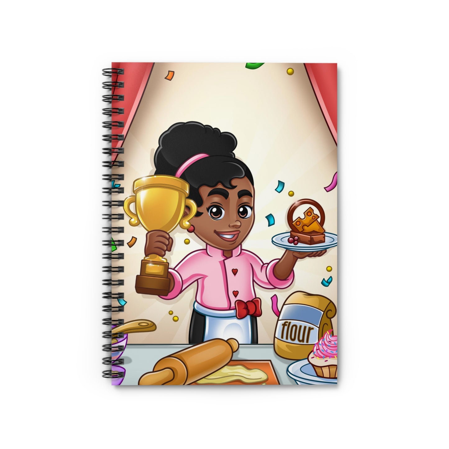 Chef Mya Spiral Notebook - Ruled Line