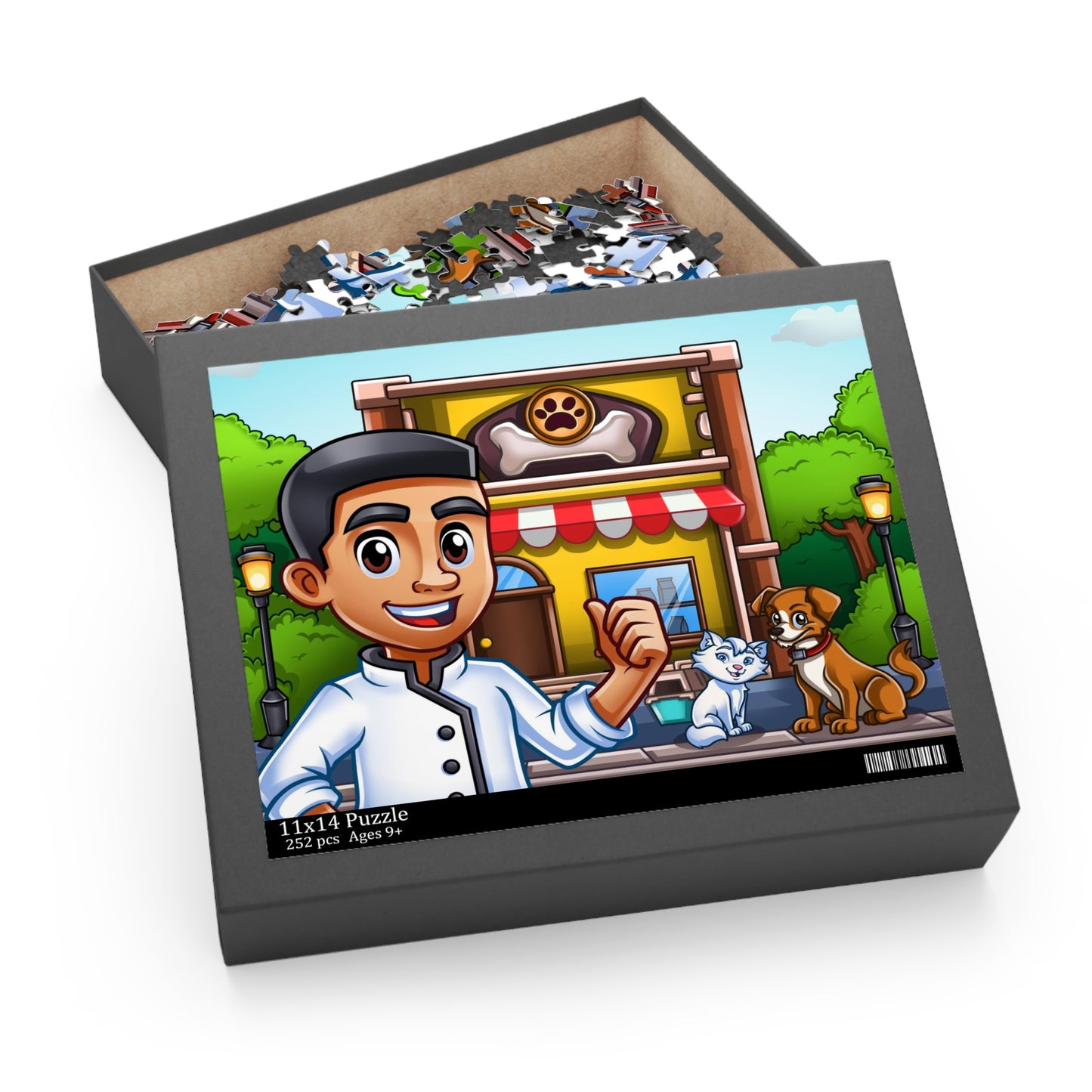 Chef Santos Pet Shop Puzzle (120, 252, 500-Piece)