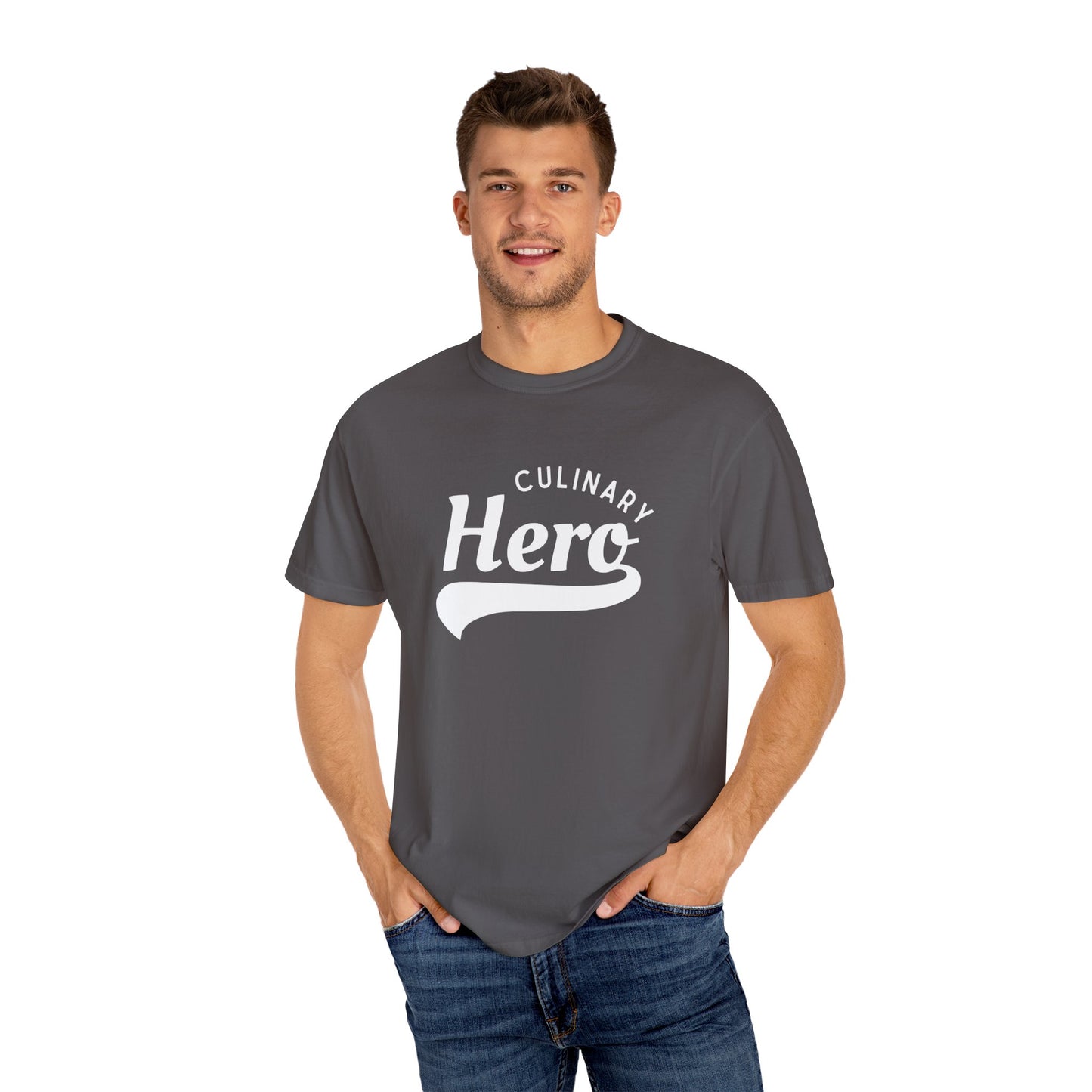 Culinary Hero T-Shirt - White Text
