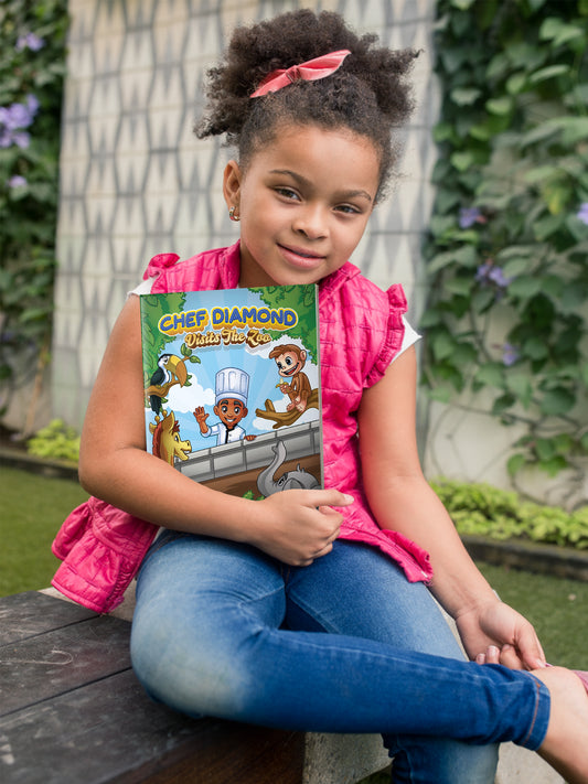 Chef Diamond Visits The Zoo - Coloring Book