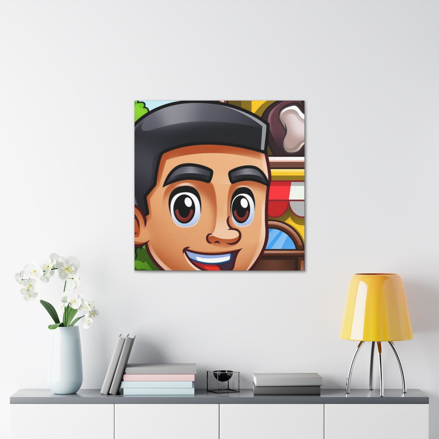 Chef Santos Canvas Gallery Wraps
