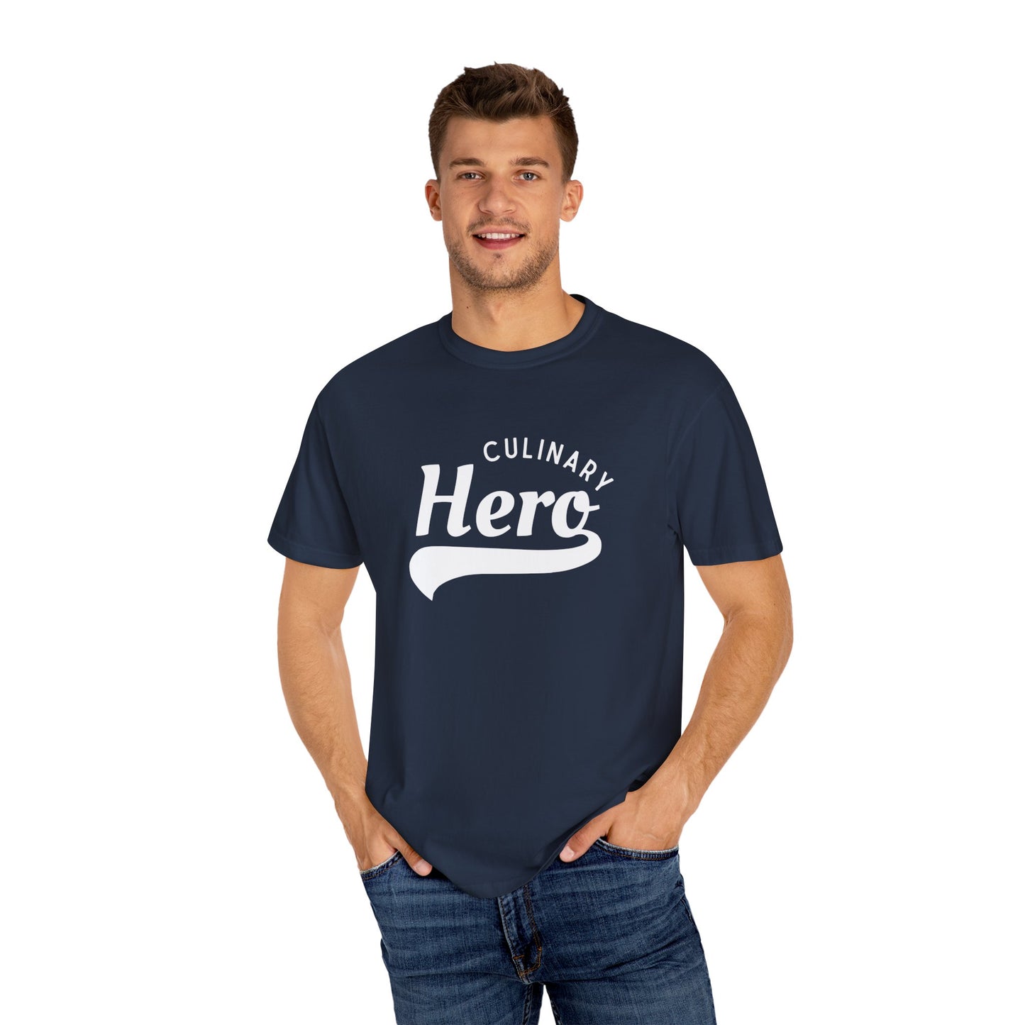 Culinary Hero T-Shirt - White Text