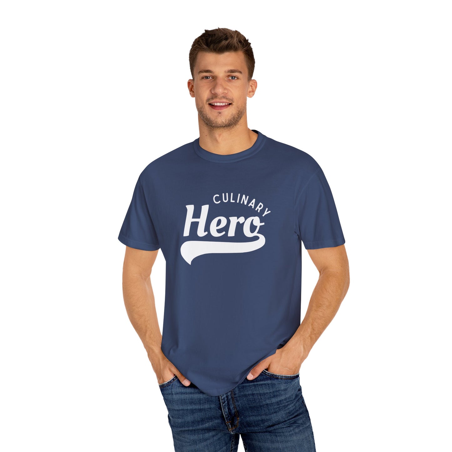Culinary Hero T-Shirt - White Text
