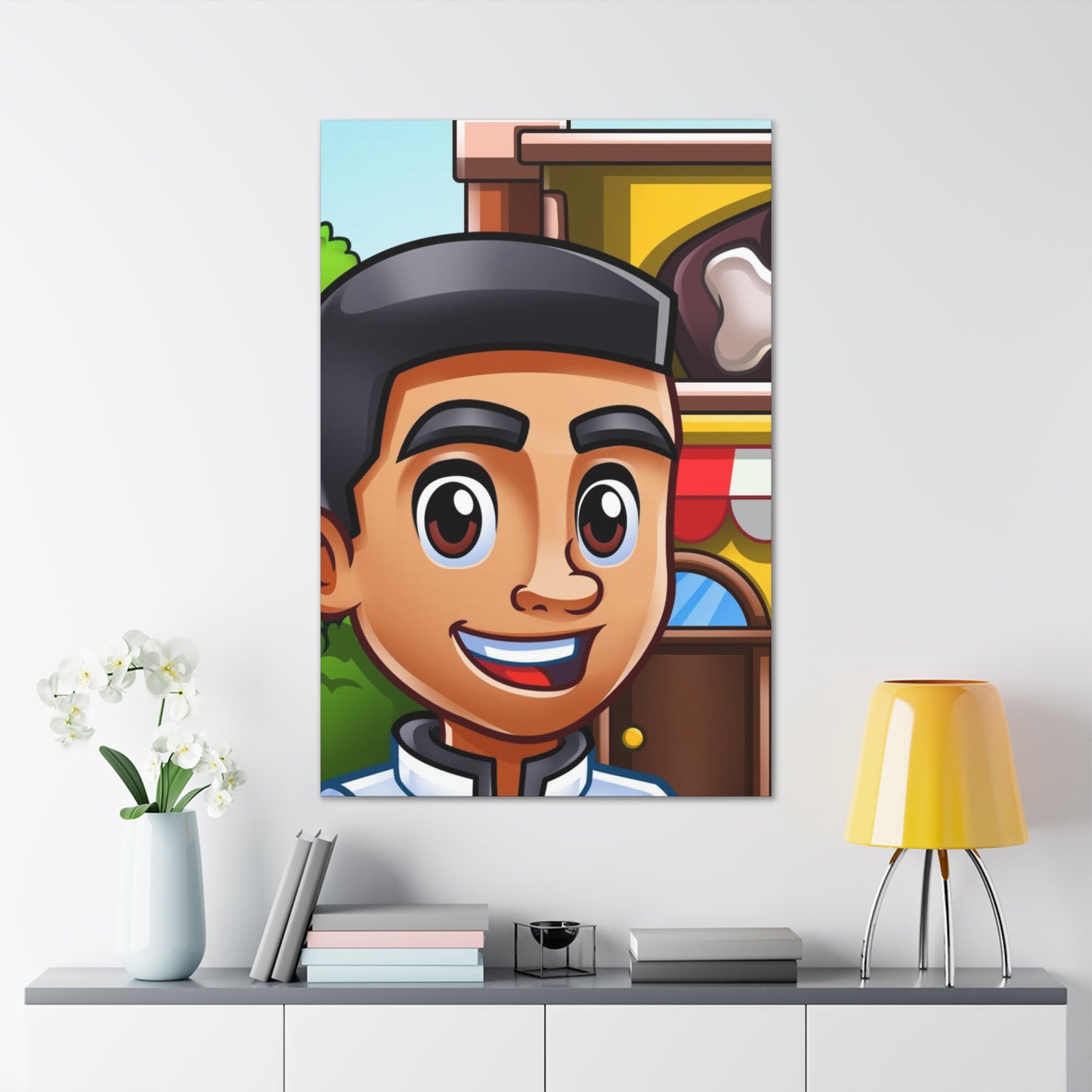 Chef Santos Canvas Gallery Wraps