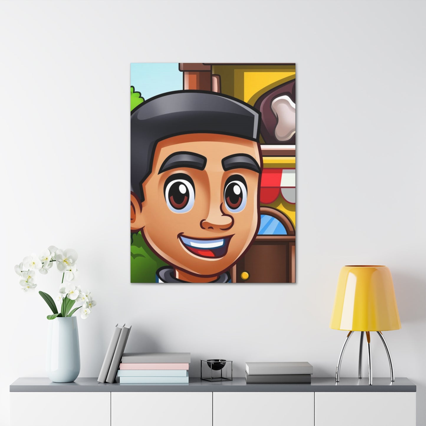 Chef Santos Canvas Gallery Wraps
