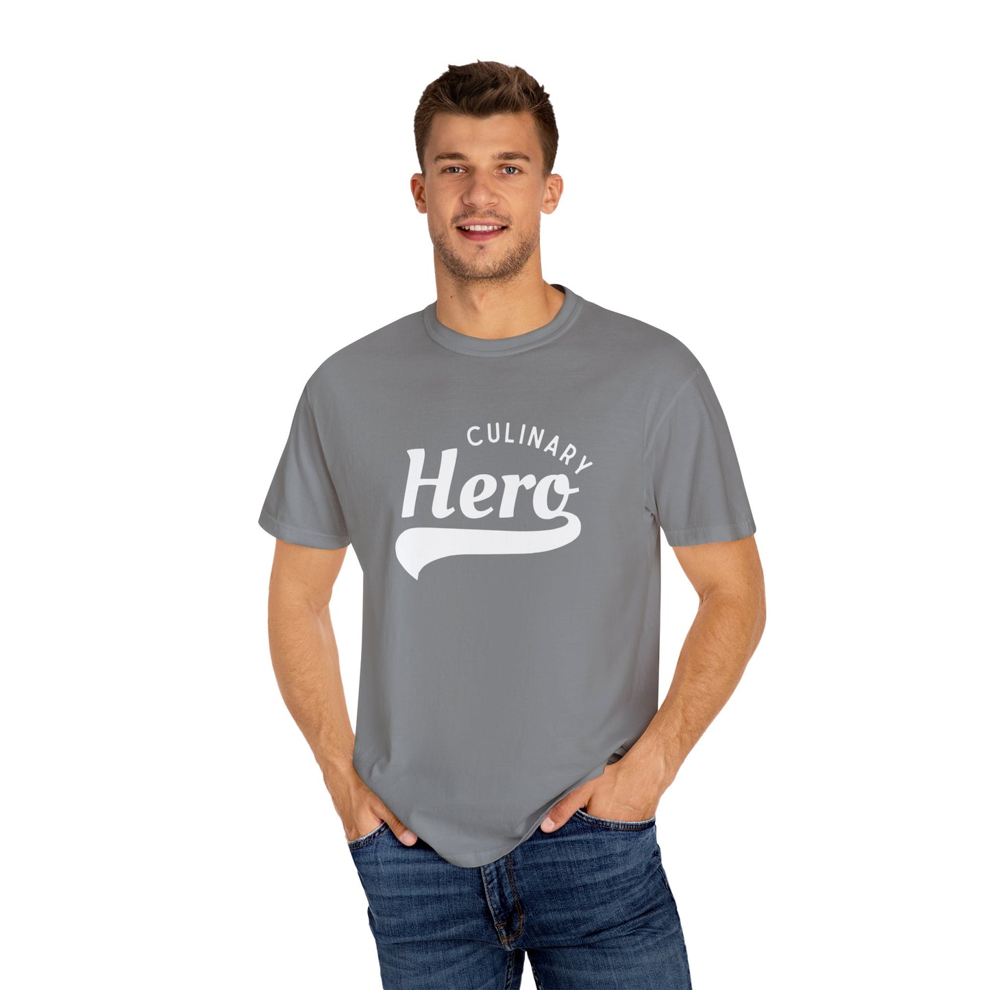 Culinary Hero T-Shirt - White Text