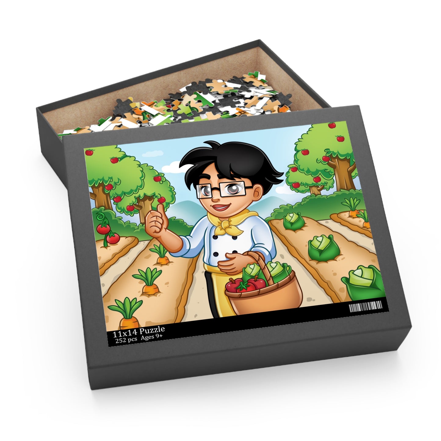 Chef Lily Organic Garden Puzzle (120, 252, 500-Piece)