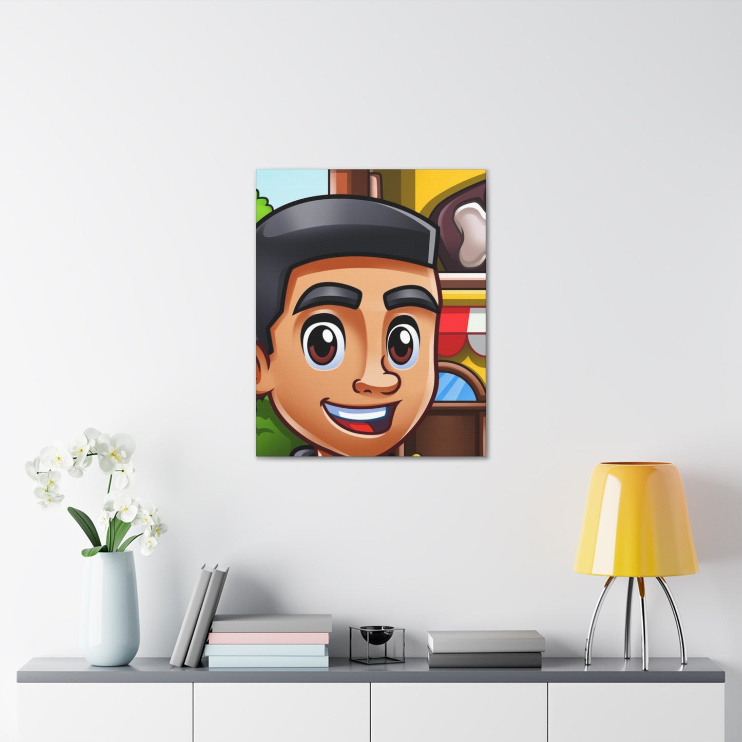 Chef Santos Canvas Gallery Wraps